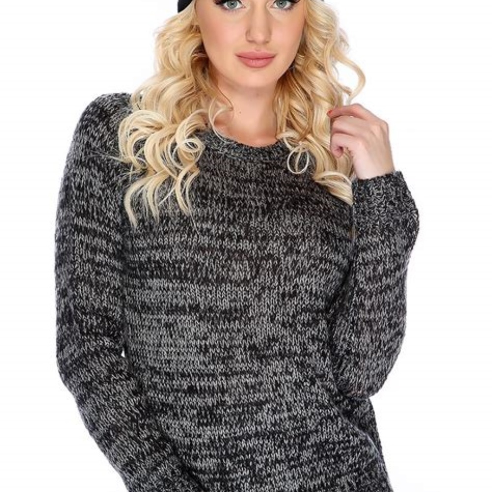 Cable knit sweater